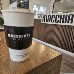 Macchiato Espresso Bar - A cappucino to go after having one with the meal. I couldn't resist.