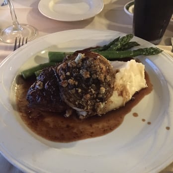 Ocean 7 - Filet with Gorgonzola and onion on top - New American Near Me - Cape May, New Jersey Ocean 7 - Filet with Gorgonzola and onion on top - New American Near Me - Cape May, New Jersey