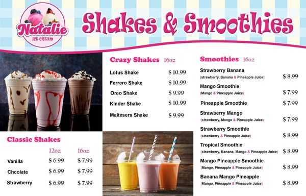 Menu photo 2 Natalie Ice Cream Lake Worth, FL Menu photo 2 Natalie Ice Cream Lake Worth, FL