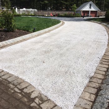 E Sprague Paving - Beautiful tar and chip driveway laid by E Sprague and Sons paving. (Belgian block laid by different contractor). - Masonry/Concrete Near Me - Middletown, New York