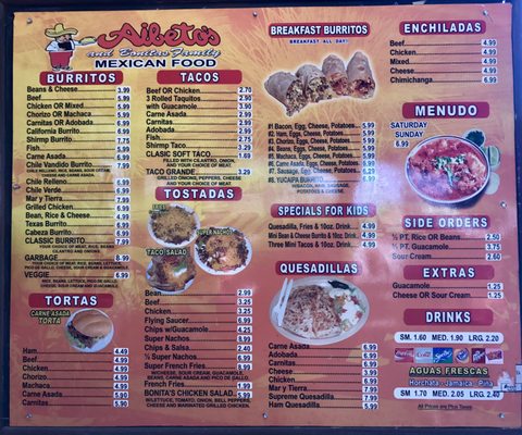 Menu photo 6 Aibeto’s Mexican Food Yucaipa, CA