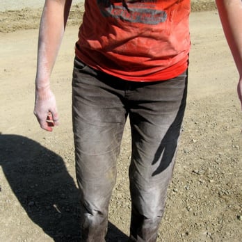 Pink Halite/Brine Pools Field Trip - My salt encrusted clothes and arms 2009 - Active Life Near Me - Searles Valley, California