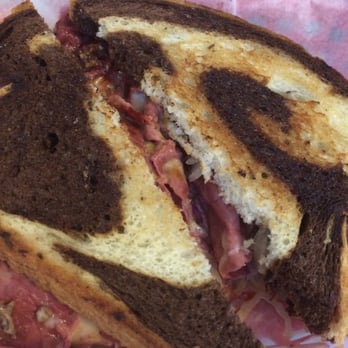 Giorgino's - Reuben on marbled rye! A little messy but delicious!! - Sandwiches Near Me - San Diego, California Giorgino's - Reuben on marbled rye! A little messy but delicious!! - Sandwiches Near Me - San Diego, California