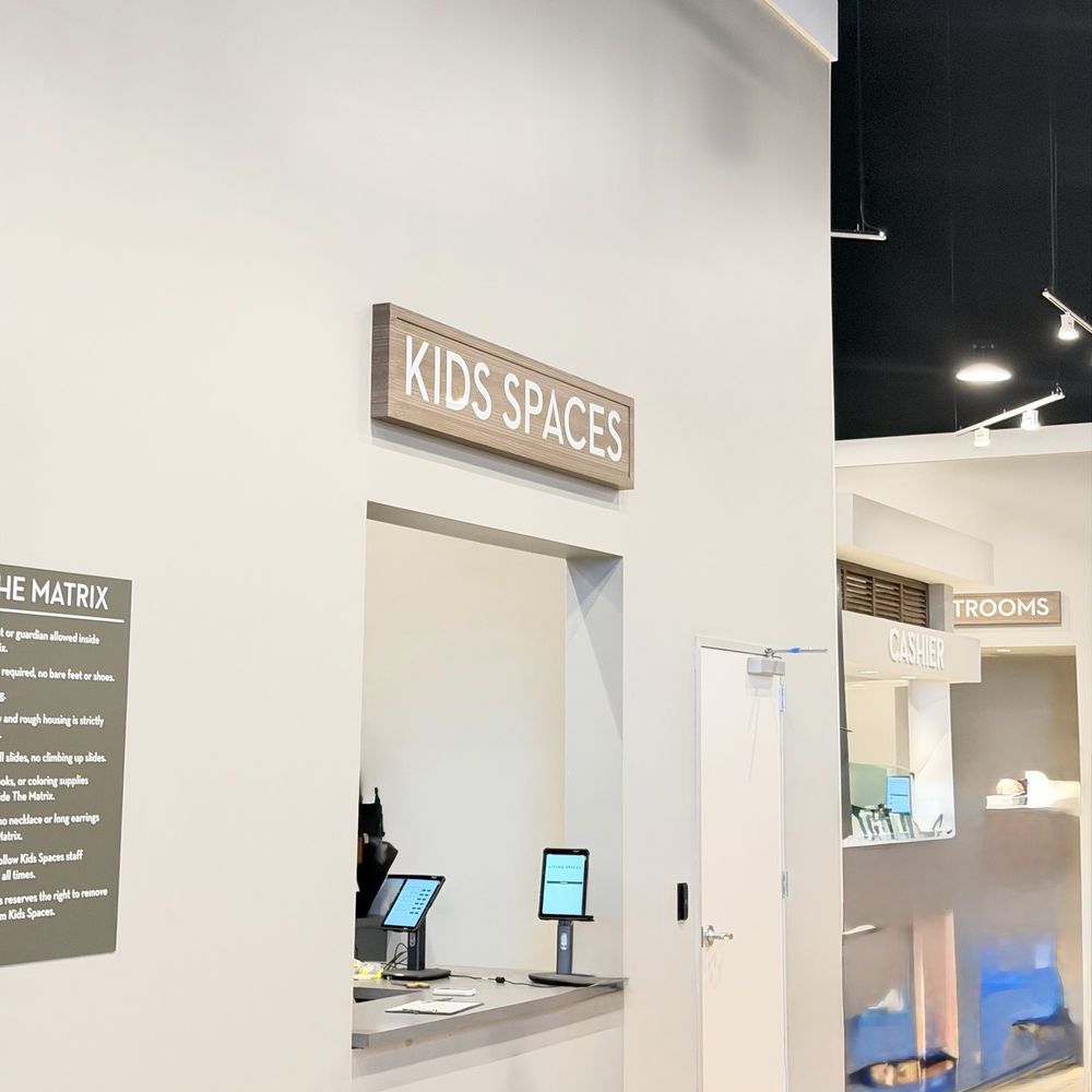 Living Spaces - Sign in your kids kiosk - Furniture Stores Near Me - Buford, Georgia
