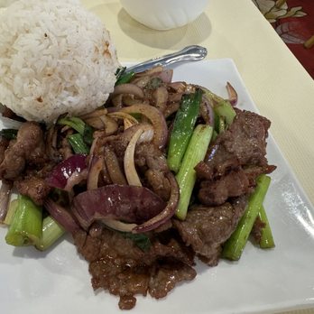 Canton Palace Chinese Restaurant - L23. Scallion Beef Lunch - Dim Sum Near Me - Somerville, New Jersey