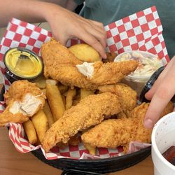 All Fried Up - Chicken tenders and fries