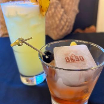 Beso Cocina - two cocktails on a table - New Mexican Cuisine Near Me - Nipomo, California Beso Cocina - two cocktails on a table - New Mexican Cuisine Near Me - Nipomo, California