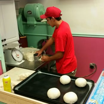 Pizza Haven - Watching him separate the dough - Pizza Near Me - Brandon, Florida