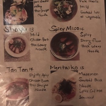 Oramen - Ramen menu - Ramen Near Me - New York, New York
