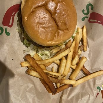 Chili's - big smasher burger (or something like that) and fries. - Bars Near Me - Olathe, Kansas Chili's - big smasher burger (or something like that) and fries. - Bars Near Me - Olathe, Kansas
