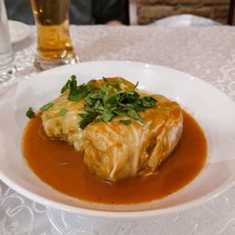 Stuffed Cabbage With Rice And Meat