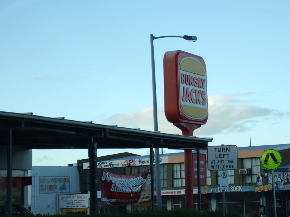 HUNGRY JACK’S Updated January 2025 158 Davey St, South Hobart Tasmania, Australia Fast