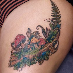 3rd Rock Tattoos - Mushrooms and Leaves by Doug