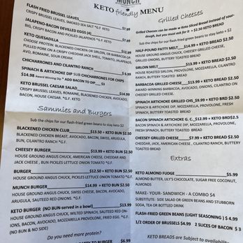 Benjies Munch - Keto menu - Food Trucks Near Me - San Antonio, Texas