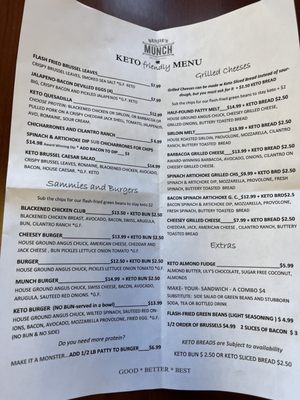 Menu photo 4 Benjies Munch San Antonio, TX
