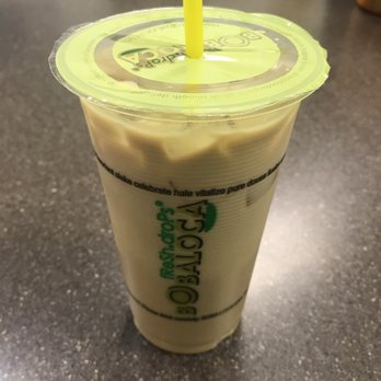 Bobaloca - Banana Milk Tea! Omg, it tasted like fresh bananas! - Bubble Tea Near Me - Concord, California