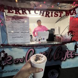 Rise And Grind Coffee - We do private events on weekends and afternoons. This was for a holiday party at Civita!