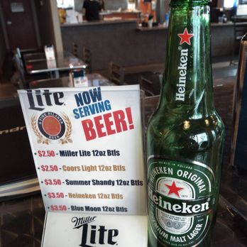 Badda Bing's Italian Beef & Sausage - The beer selection. - Fast Food Near Me - New Lenox, Illinois