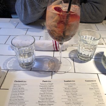 Briciola - Rose all Day drink and menu - Italian Near Me - New York, New York