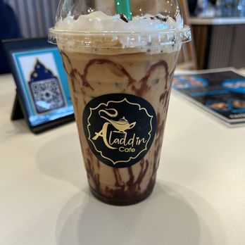 Aladdin Cafe - Ice chocolate latte - Coffee & Tea Near Me - Richardson, Texas Aladdin Cafe - Ice chocolate latte - Coffee & Tea Near Me - Richardson, Texas
