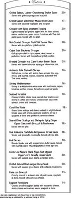 Menu photo 5 Circles Bistro Tampa, FL