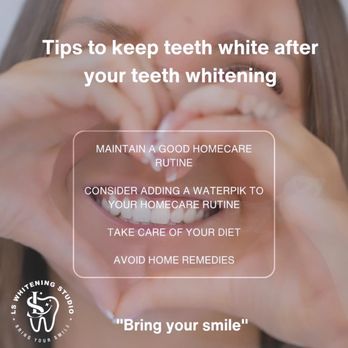 LS Whitening Studio - Tips to keep teeth white after treatment - Teeth Whitening Near Me - Katy, Texas