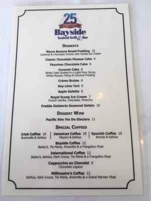Menu photo 7 Bayside Seafood Grill & Bar Naples, FL