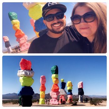 Seven Magic Mountains - Public Art Near Me - Las Vegas, Nevada