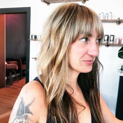 Lady Stardust Salon - Color correcting from box dye, looking mighty natural