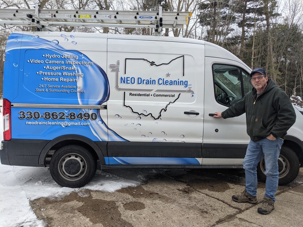 Slide of NEO Drain Cleaning