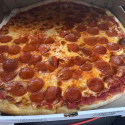 Rome Pizza - 3/4 Pepperoni 1/4 Cheese XL --Exactly how I wanted it!
