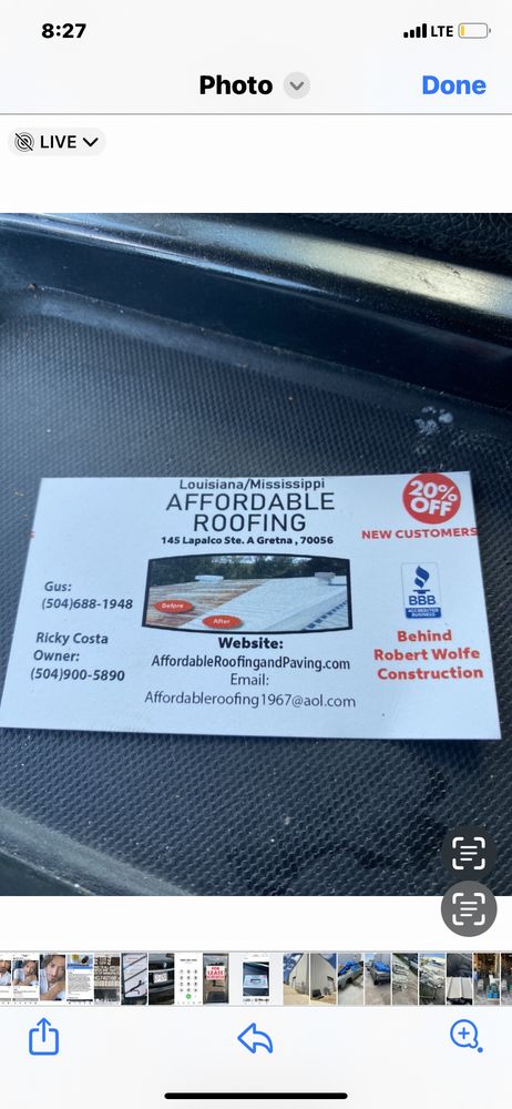 Slide of Affordable Roofing and Remodeling