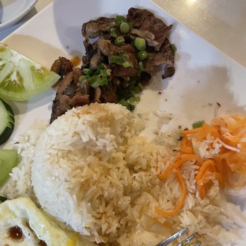 Pho House - Grilled Pork with Broken Rice with added eggs - Vietnamese Near Me - Duluth, Georgia