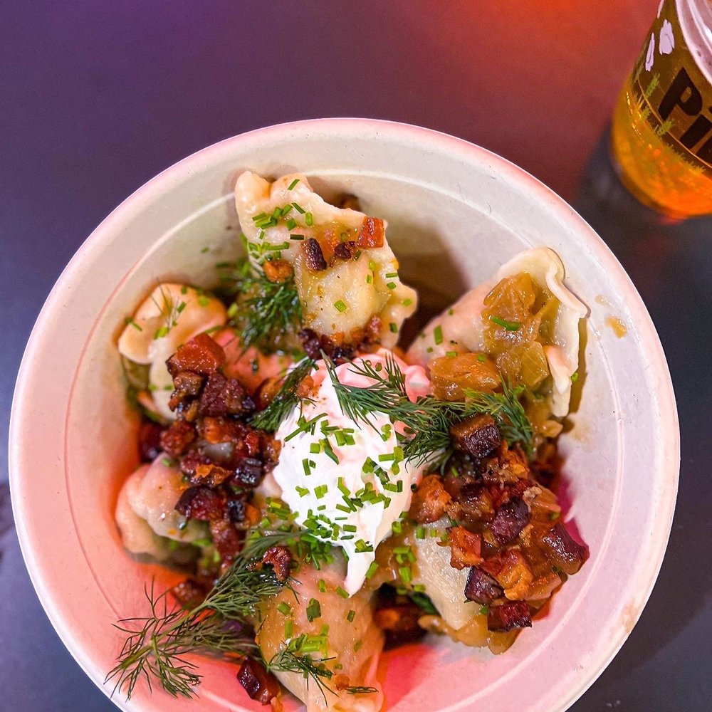 Pierogi Boys - Pierogi Sampler Platter (6 pieces) - Polish Near Me - Brooklyn, New York