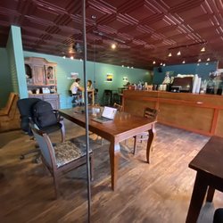 Bennu Coffee - Bar and some of the seating