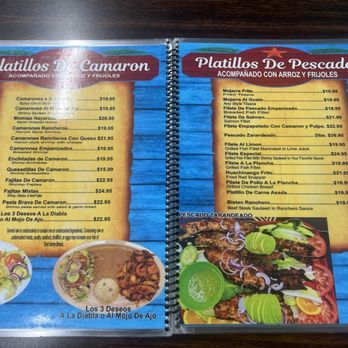 Mariscos El Diamante - Shrimp and fish plates menu 8/14/24 - Seafood Near Me - Fresno, California Mariscos El Diamante - Shrimp and fish plates menu 8/14/24 - Seafood Near Me - Fresno, California