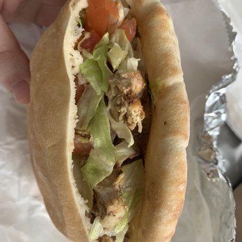 Heights Falafel - Chicken Shawarma Sandwich - Middle Eastern Near Me - Brooklyn, New York