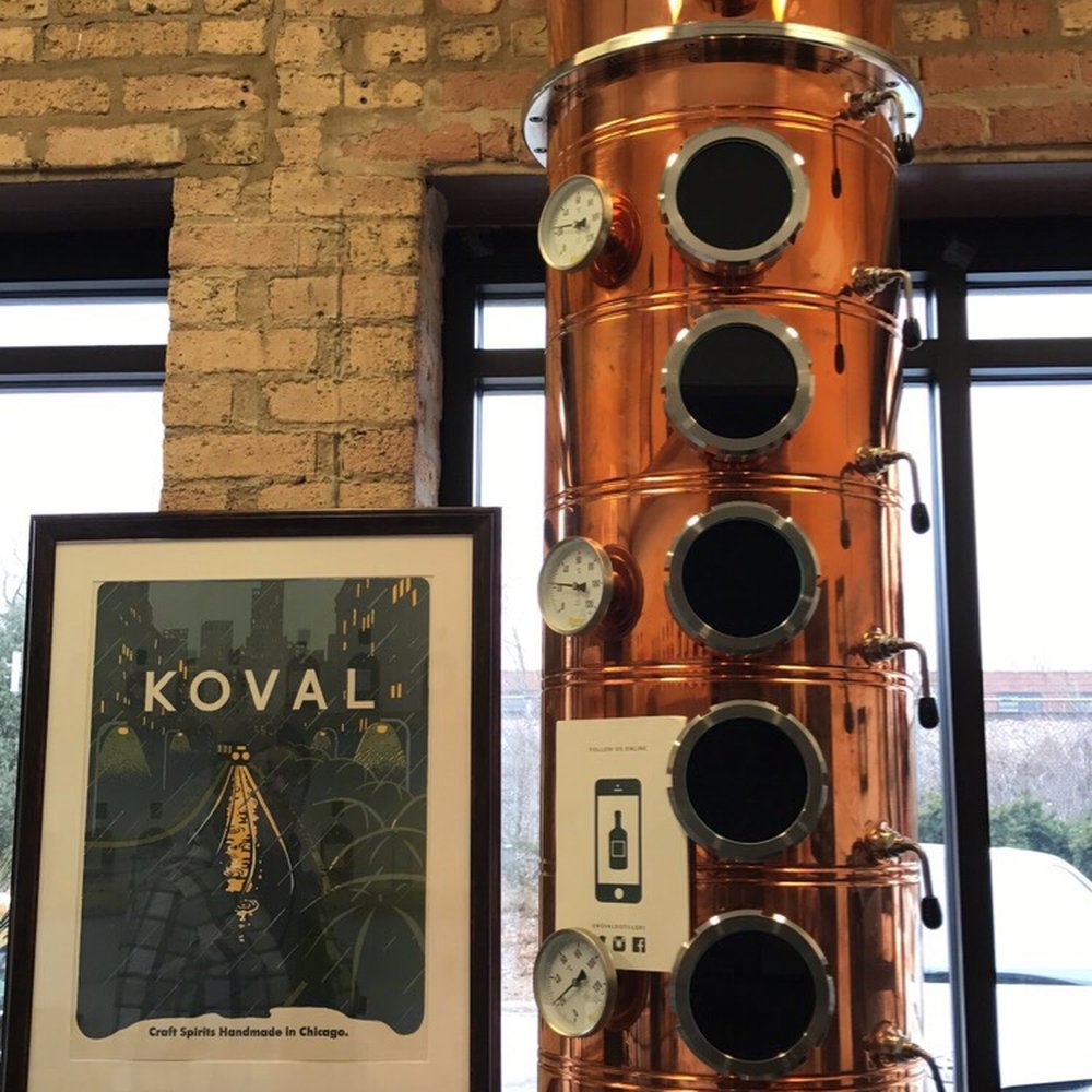 KOVAL Distillery - I'm in love with this place.... - Distilleries Near Me - Chicago, Illinois KOVAL Distillery - I'm in love with this place.... - Distilleries Near Me - Chicago, Illinois