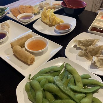 Sushi Ai - Crab Rangoon(6) Edamame Gyoza(6) Shrimp Shumai(6) Vegetable Tempura(6) Harumaki(3) - Sushi Bars Near Me - Clayton, Missouri