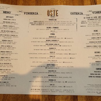 OSTE - Italian Near Me - Los Angeles, California