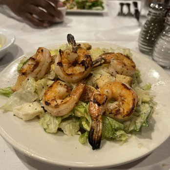 The Kitchen Consigliere - Grilled Shrimp  Caesar side salad  (my request to add the shrimp and it was ) - Italian Near Me - Collingswood, New Jersey