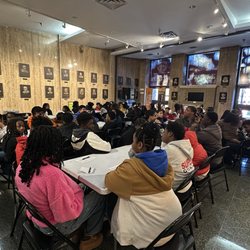 Birmingham City Hall - Students actively engaged