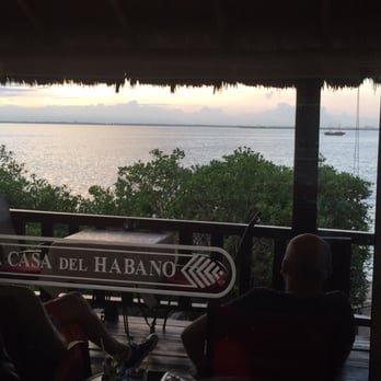 La Casa del Habano - outdoor deck overlooking the lagoon - Beer, Wine & Spirits Near Me - Cancún, ROO
