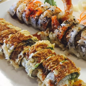 ShabaShabu - Crispy bagel and shrimp tempura roll! Yummy - Japanese Near Me - Raleigh, North Carolina