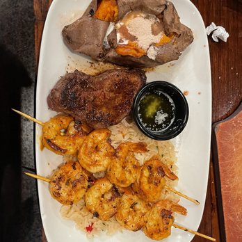 LongHorn Steakhouse - 6oz. Renegade Sirloin with 8ct. Redrock Grilled Shrimp with Sweet Potato - Steakhouses Near Me - Lake Orion, Michigan LongHorn Steakhouse - 6oz. Renegade Sirloin with 8ct. Redrock Grilled Shrimp with Sweet Potato - Steakhouses Near Me - Lake Orion, Michigan