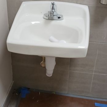 Powers Plumbing Solutions - Wall sink installment - Plumbing Near Me Powers Plumbing Solutions - Wall sink installment - Plumbing Near Me