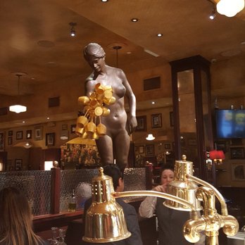 Bond 45 - View of statue at antipasto bar - Italian Near Me - New York, New York