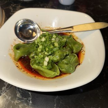 Din Tai Fung - Vegan Spicy Wontons (8 each) - Dim Sum Near Me - Anaheim, California