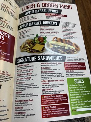 Menu photo 7 Apple Barrel Cafe Tulsa, OK