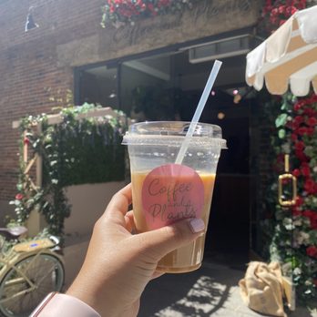 Coffee and Plants - Vanilla Iced Coffee W/ Almond Milk - Coffee & Tea Near Me - Pasadena, California
